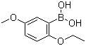 结构式 CAS# 957065-85-9, 2-乙氧基-5-甲氧基苯硼酸