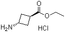 结构式 CAS# 957793-36-1, 反式-3-氨基环丁酸乙酯盐酸盐; 反式-3-氨基环丁烷羧酸乙酯盐酸盐