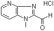 结构式 CAS# 958254-66-5, 1-甲基-1H-咪唑并[4,5-b]吡啶-2-甲醛盐酸盐
