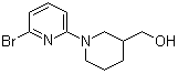 结构式 CAS# 959239-04-4, 1-(6-溴-2-吡啶基)-3-哌啶甲醇