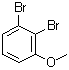 structure of CAS# 95970-22-2, 2,3-Dibromoanisole;1,2-Dibromo-3-methoxybenzene
