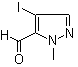 结构式 CAS# 959986-66-4, 4-碘-1-甲基-1H-吡唑-5-甲醛