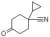 1-Cyclopropyl-4-oxocyclohexanecarbonitrile molecular structure (CAS 960370-97-2)