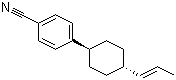 结构式 CAS# 96184-40-6, 反式-4-[4-[1-(E)-丙烯基]环己基]苄腈