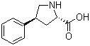 structure of CAS# 96314-26-0, trans-4-Phenyl-L-proline;(4S)-4-Phenyl-L-proline