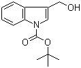 结构式 CAS# 96551-22-3, 3-羟甲基吲哚-1-羧酸叔丁酯