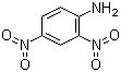 结构式 CAS# 97-02-9, 2,4-二硝基苯胺