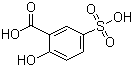 结构式 CAS# 97-05-2, 5-磺基水杨酸; 2-羟基-5-磺基苯甲酸