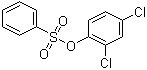 2,4-Dichlorophenyl benzenesulfonate molecular structure (CAS 97-16-5)