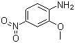 2-Methoxy-4-nitroaniline molecular structure (CAS 97-52-9)