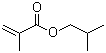 结构式 CAS# 97-86-9, 甲基丙烯酸异丁酯