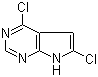 结构式 CAS# 97337-32-1, 4,6-二氯-7H-吡咯并[2,3-d]嘧啶