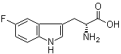 structure of CAS# 97749-24-1, 5-Fluoro-D-tryptophan;D-5-Fluorotryptophan