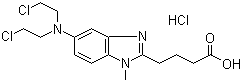 Bendamustine molecular structure (CAS 97832-05-8)
