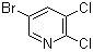结构式 CAS# 97966-00-2, 5-溴-2,3-二氯吡啶