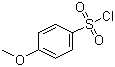 structure of CAS# 98-68-0, 4-Methoxybenzenesulfonyl chloride;4-Methoxybenzene-1-sulfonyl chloride; 4-Methoxybenzenesulphonyl chloride