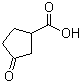3-Oxocyclopentanecarboxylic acid molecular structure (CAS 98-78-2)