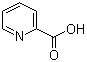 structure of CAS# 98-98-6, Picolinic acid;2-Pyridinecarboxylic acid; Pyridine-2-carboxylic acid
