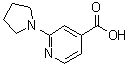 结构式 CAS# 98088-04-1, 2-(1-吡咯烷基)-4-吡啶羧酸