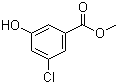 结构式 CAS# 98406-04-3, 3-氯-5-羟基苯甲酸甲酯