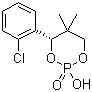 结构式 CAS# 98674-86-3, (S)-(-)-氯代环磷酸; (S)-(-)-4-(2-氯苯基)-5,5-二甲基-2-羟基-1,3,2-二氧磷杂环己烷-2-氧化物