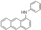 structure of CAS# 98683-00-2, N-Phenyl-1-anthracenamine