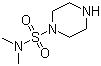 结构式 CAS# 98961-97-8, N,N-二甲基-1-哌嗪磺酰胺