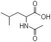 结构式 CAS# 99-15-0, N-乙酰-DL-亮氨酸