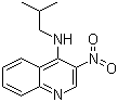 structure of CAS# 99009-85-5, 4-Isobutylamino-3-nitroquinoline;N-(2-Methylpropyl)-3-nitro-4-quinolinamine