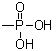 structure of CAS# 993-13-5, Methylphosphonic acid;MPA; Methanephosphonic acid; NSC 119358