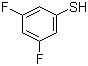 结构式 CAS# 99389-26-1, 3,5-二氟苯硫酚