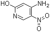 structure of CAS# 99479-77-3, 4-Amino-5-nitro-2-pyridinol