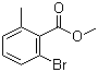结构式 CAS# 99548-56-8, 2-溴-6-甲基苯甲酸甲酯