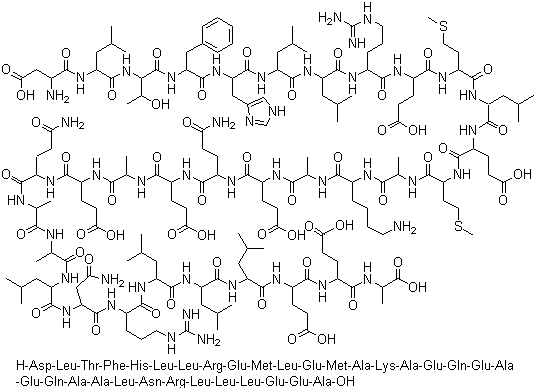 structure of CAS# 99658-03-4, alpha-Helical corticotropin releasing factor fragment