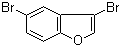 structure of CAS# 99660-97-6, 3,5-Dibromobenzo[b]furan;3,5-Dibromo-1-benzofuran