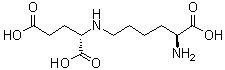 structure of CAS# 997-68-2, L-Saccharopine;N-(5-Amino-5-carboxypentyl)-L-glutamic acid