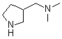 结构式 CAS# 99724-17-1, 3-(二甲基氨基甲基)吡咯烷